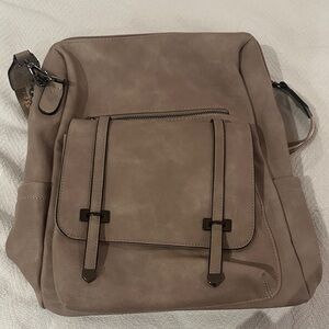 Elegant Taupe Backpack